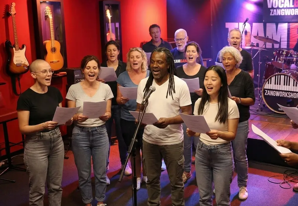 Samen harmonieën zingen bij Vocal Boost